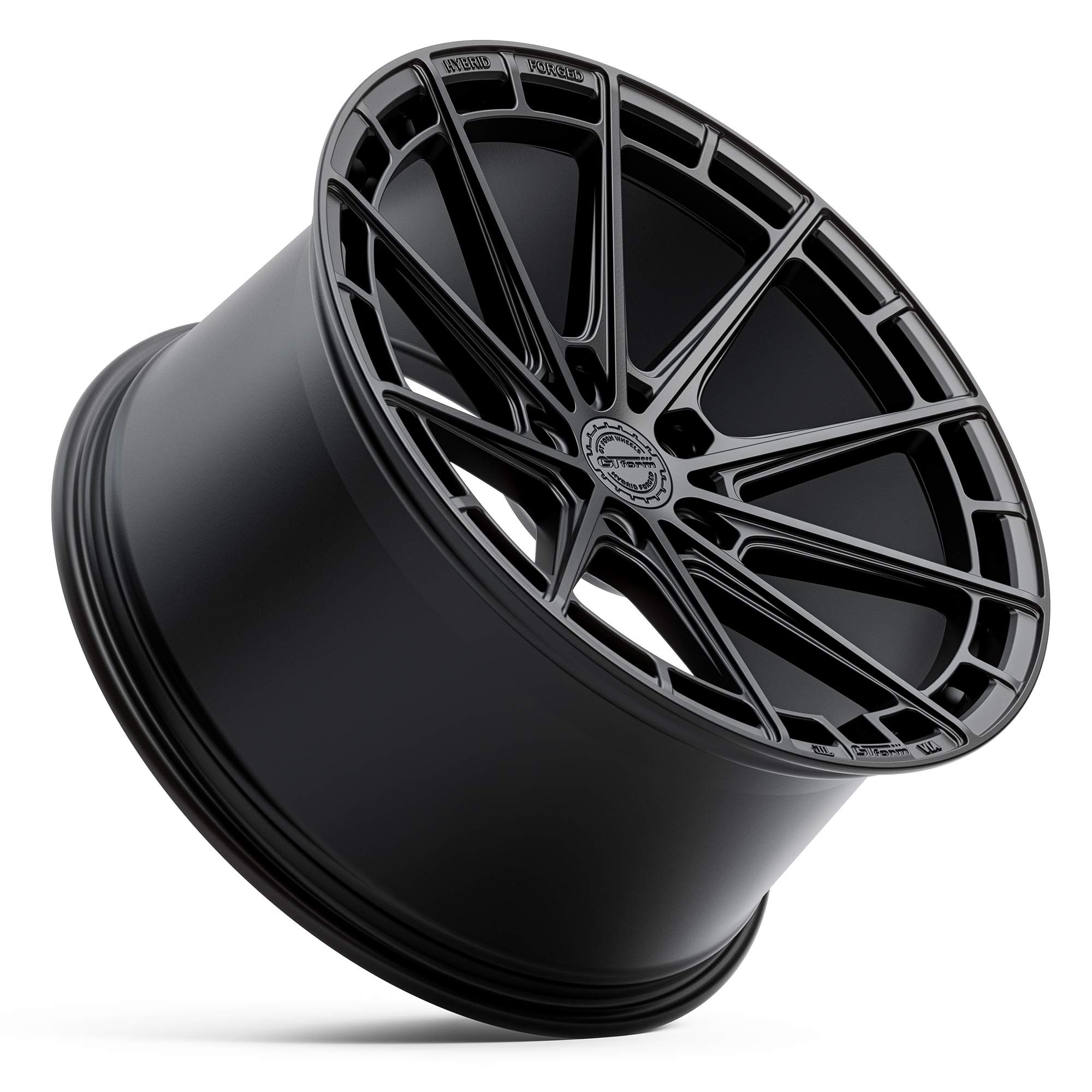 GT FORM HF1.1 HYBRID FORGED SATIN BLACK 20X9 5X108 WHEEL - CNC Wheels