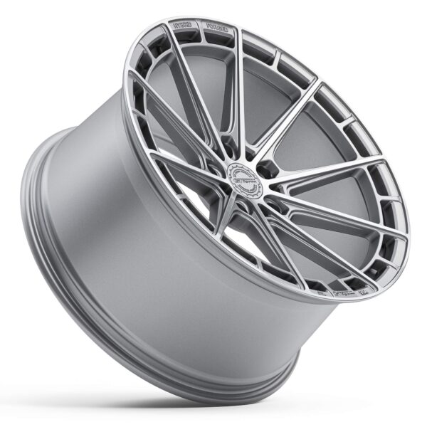 GT FORM HF1.1 HYBRID FORGED SILVER MACHINED 19X10 5X118