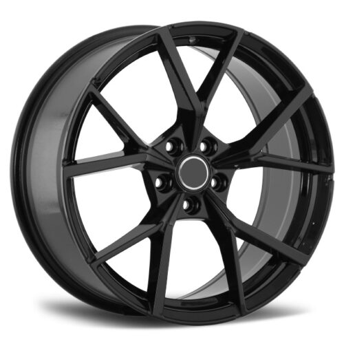 Rep Wheels Rims REP 6113 VW GLOSS BLACK 19X8 5X112 WHEEL & TYRE PACKAGE - CNC Wheels