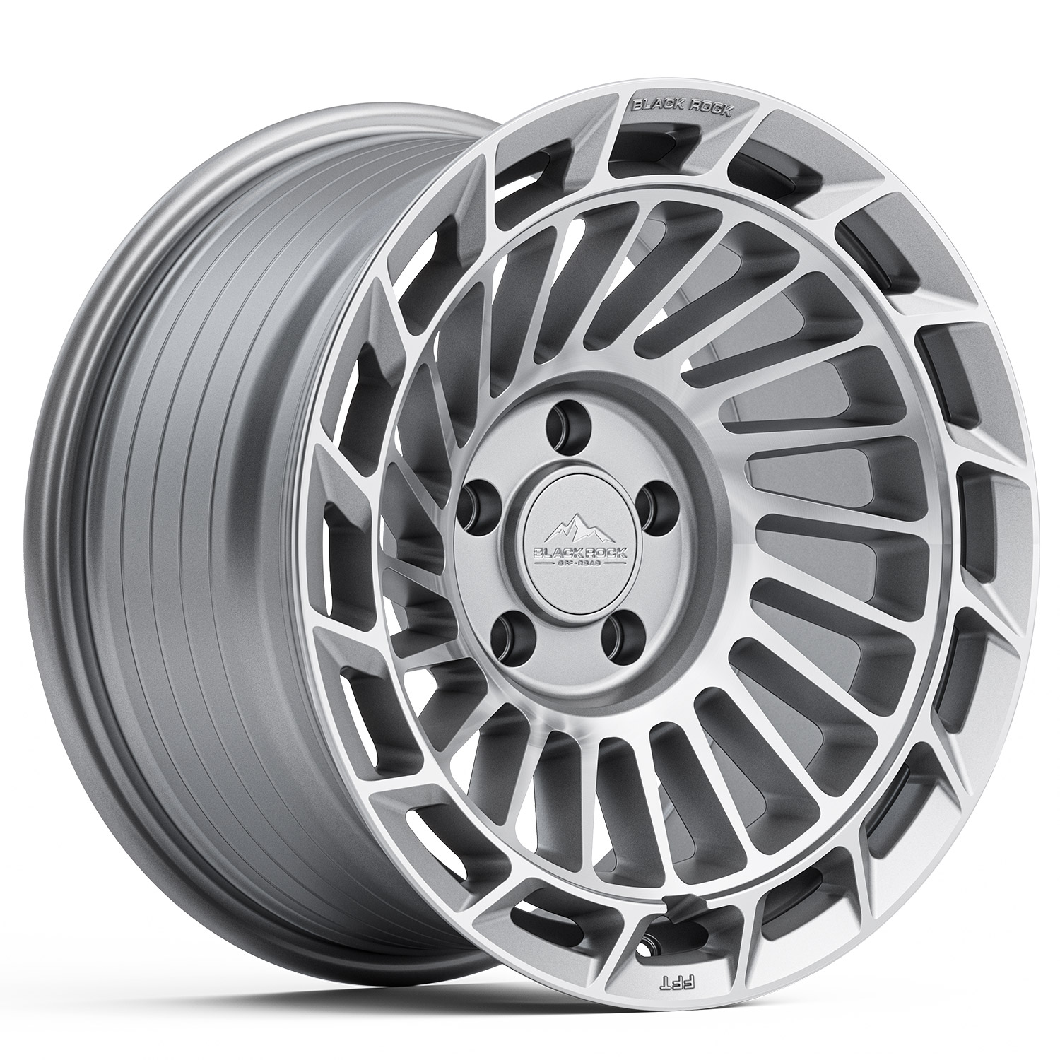 BLACK-ROCK-OFF-ROAD-FFT01-BRUSHED-SILVER-FLOW-FORM-WHEELS-17-INCH-17X9-BLANK-4X4-RIMS