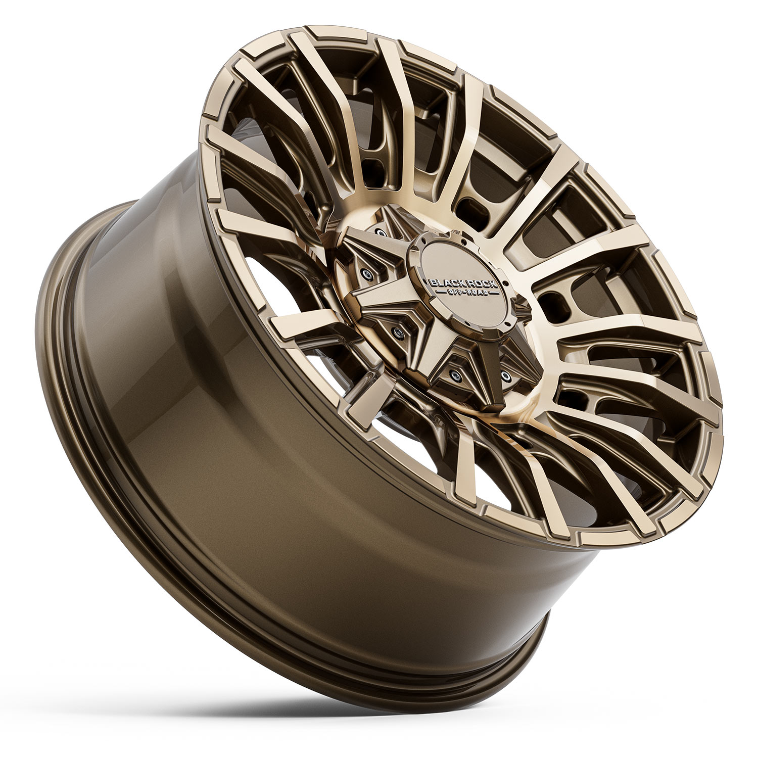 BLACK ROCK MAYHEM DARK BRONZE TINTED 20X9 6X139.7 WHEEL - CNC Wheels