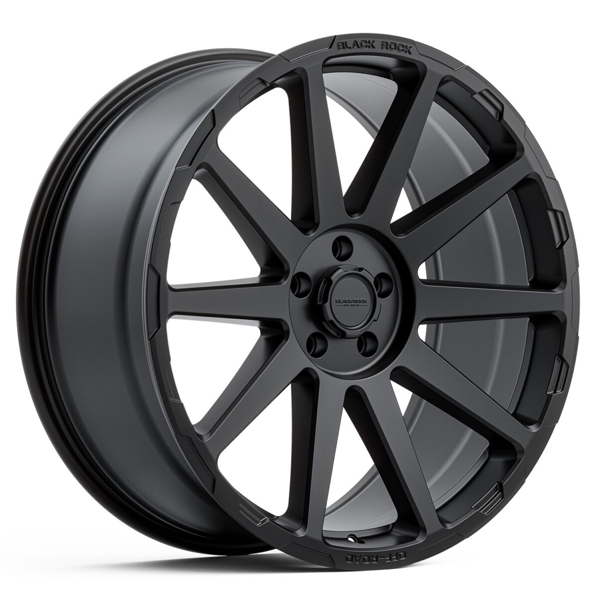 BLACK ROCK BLADE SATIN BLACK 20X9 6X120 WHEEL ONLY - CNC Wheels