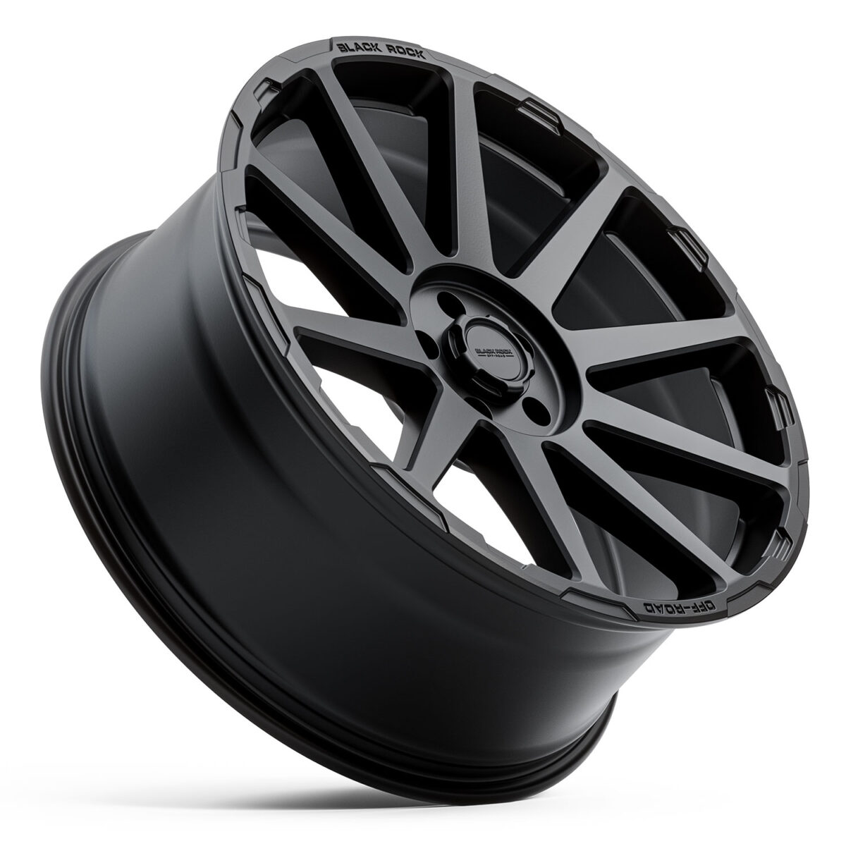 BLACK ROCK BLADE SATIN BLACK 20X9 6X120 WHEEL ONLY - CNC Wheels