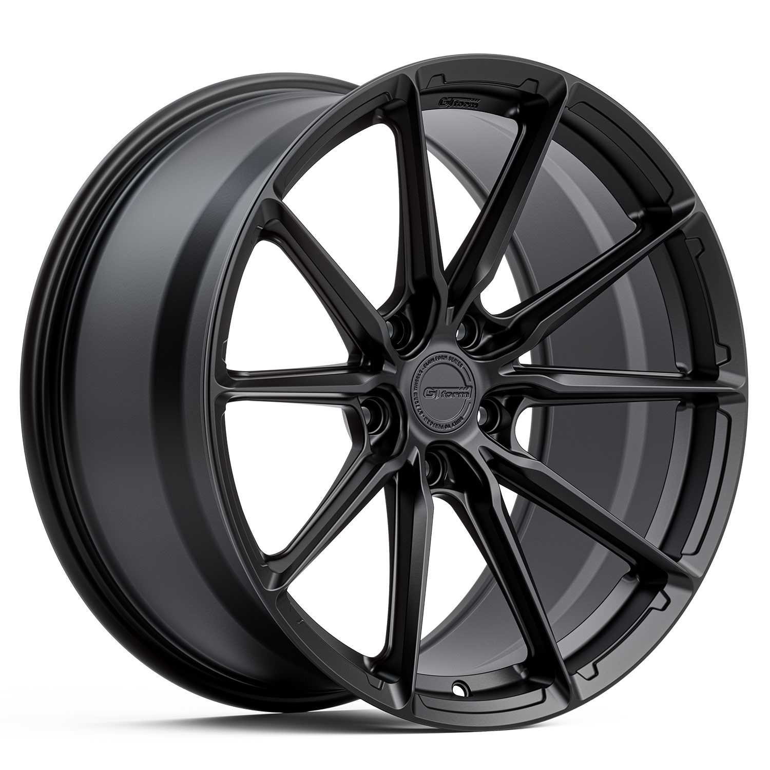 GT FORM VENUS SATIN BLACK 19X8.5 5X118 WHEEL ONLY - CNC Wheels